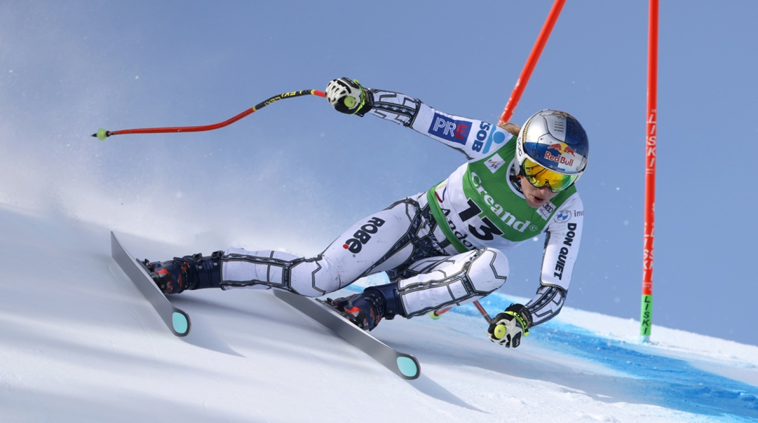 Druhý nejlepší výsledek sezony! Ledecké v Super-G jen těsně utekly stupně vítězek