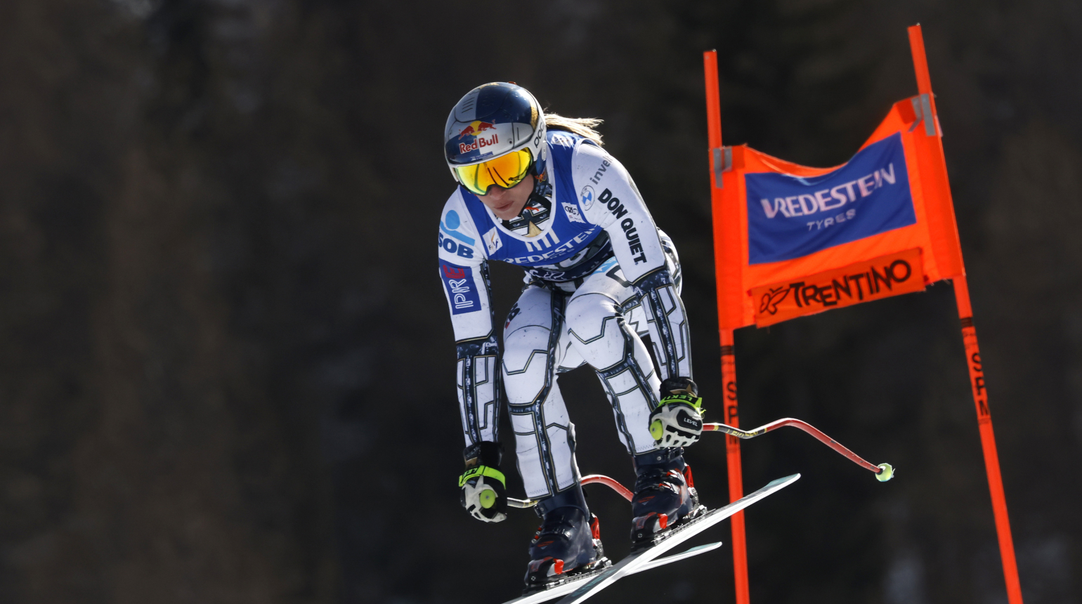 Ledecká v prvním ze sjezdů ve Val di Fassa skončila osm setin za Top 10