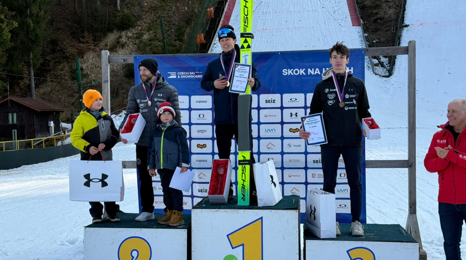 Mistry republiky ve skocích na lyžích se stali Konvalinka a Ulrichová