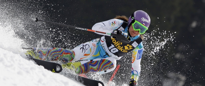 Strachová ve finále Světového poháru brala sedmé místo ve slalomu