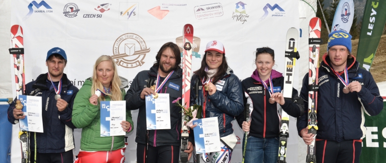 Vráblík a Dubovská mistry republiky v obřím slalomu