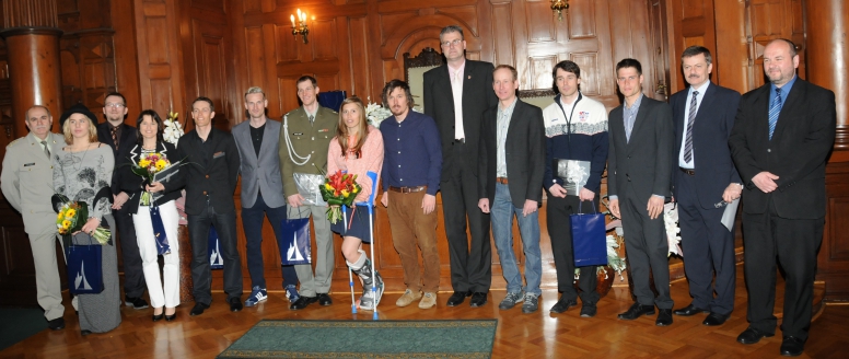 Přijetí úspěšných olympioniků Dukly na liberecké radnici