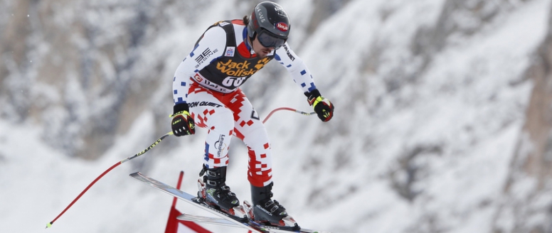 Sjezdař Bank v letošním ročníku Světového poháru podruhé bodoval – a opět ve sjezdu!