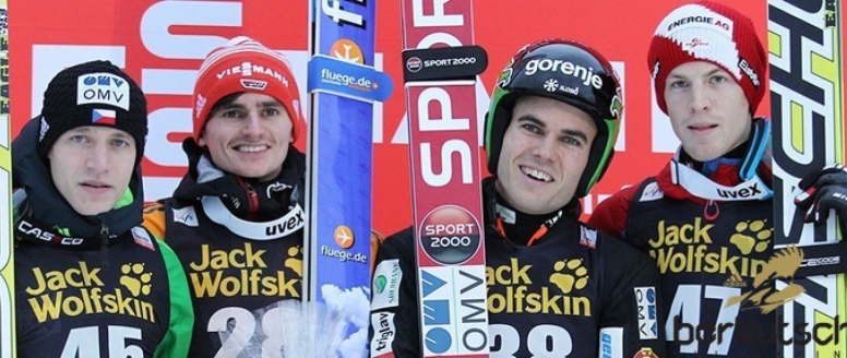 Roman Koudelka znovu na stupních vítězů. V Engelbergu nestačil pouze na Richarda Freitaga