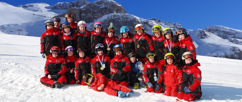 Budoucí akrobatické hvězdy se rodí na Stubaii