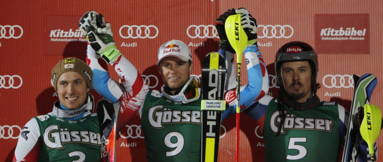 Alpská kombinace v Kitzbühlu vynesla Ondřeji Bankovi pódium!!!