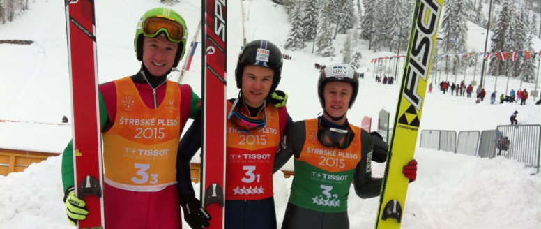 Univerziádní štafeta: experiment se skokanem Háčkem nevyšel