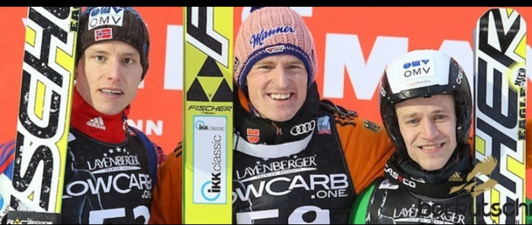 Famózní finiš v podání skokana Koudelky, ve Willingenu byl třetí