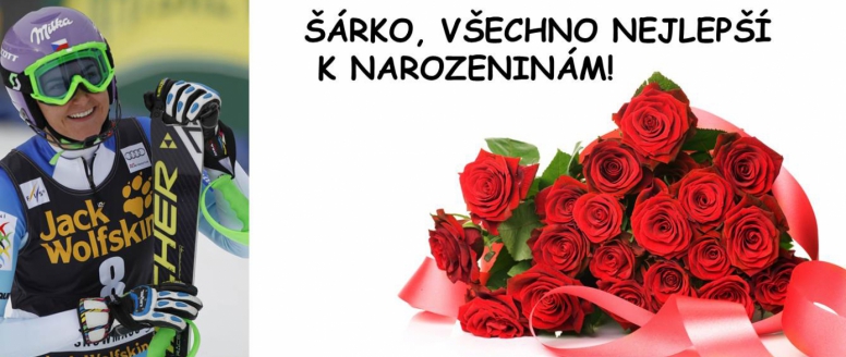 Šárka Strachová má dnes narozeniny: všechno nejlepší!