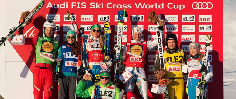 Poprvé na bedně! Skikrosařka Zemanová dojela v Aare druhá