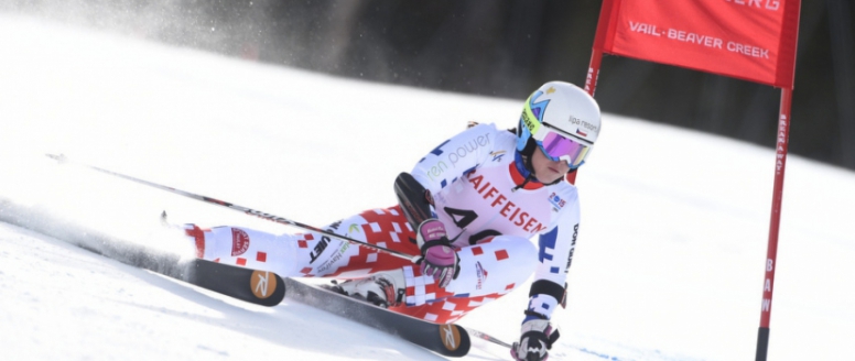 SP ve sjezdovém lyžování: Kateřina Pauláthová po prvním kole obřího slalomu v Mariboru jednadvacátá