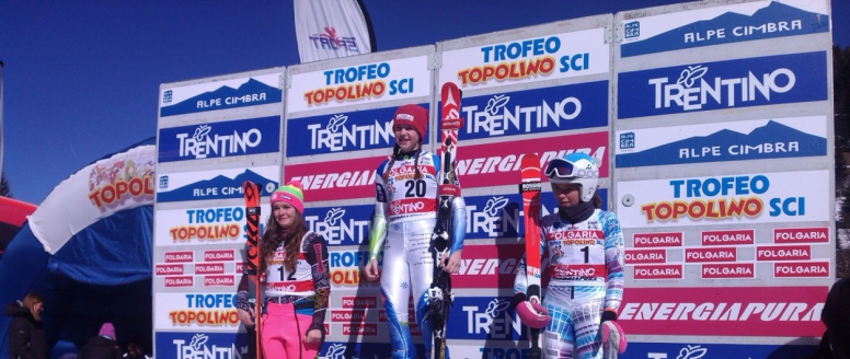 Skvělá stříbrná medaile Barbory Zíkové v obřím slalomu na neoficiálním MS žáků - Trofeo Topolino 2015
