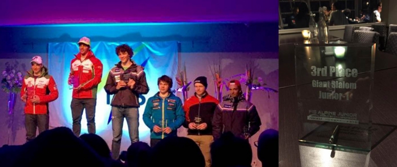 Skvělý výkon a bronzová medaile Jana Zabystřana v obřím slalomu na MSJ v kategorii U18!