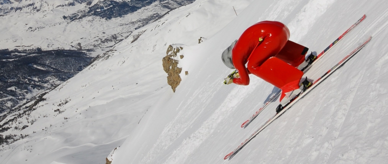 Rychlostní lyžař Radek Čermák se o víkendu pokusí překonat vlastní český rekord