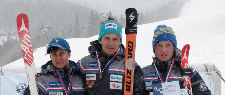 Mistrem republiky v obřím slalomu 2015 se stal Kryštof Krýzl