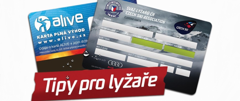 Být členem Svazu lyžařů ČR se vyplatí stále víc. Může za to sílící moc členské karty ALIVE