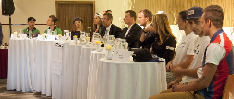 Svaz a reprezentanti na tiskové konferenci představili plán na novou sezonu. Těší se na dva domácí Světové poháry