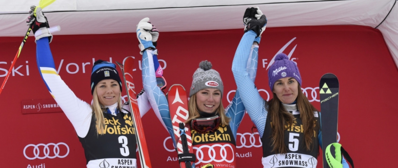 Na druhý pokus už stupně vítězů vyšly. Šárka Strachová si v Aspenu dojela pro třetí místo!