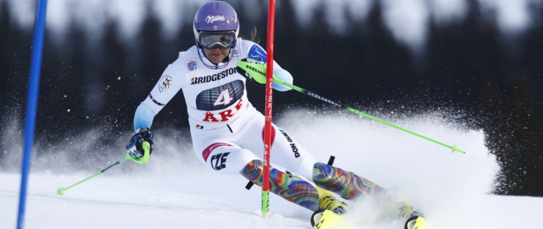 Šárka Strachová ve slalomu v Åre na sedmém místě