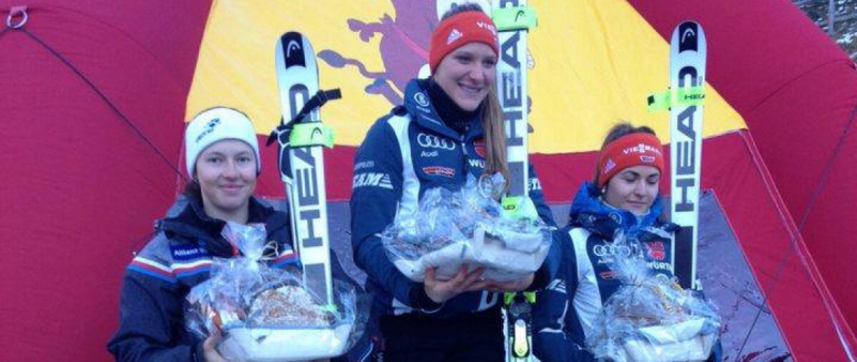 Veronika Čamková třetí v super-G NJR v Kaltenbachu