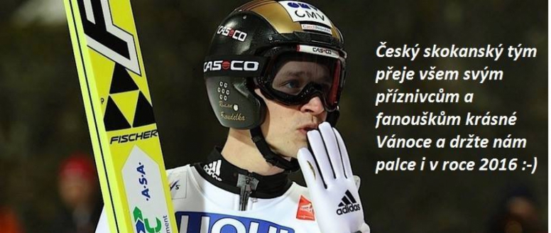 Český skokanský tým přeje všem svým příznivcům a fanouškům krásné Vánoce!