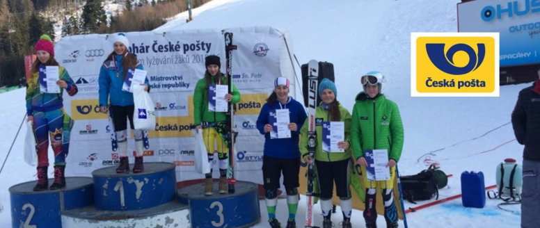 Ohlédnutí za Pohárem České pošty v Peci pod Sněžkou a Špindlerově Mlýně a žákovským mistrovstvím ČR v super-G