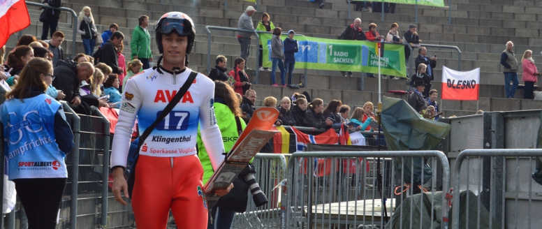 Závěr letní skokanské sezóny Čechům nepřál