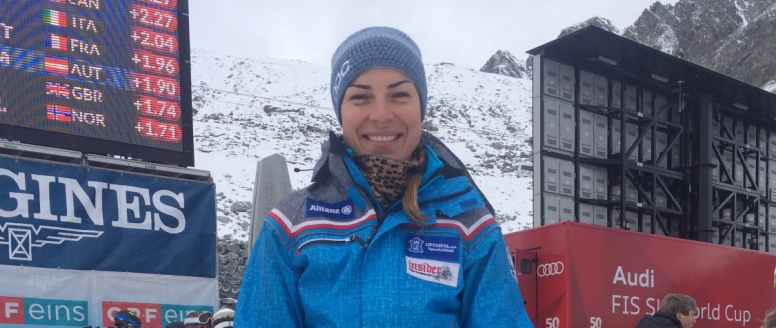 Miluji ten adrenalin na startu, říká den před SP v Söldenu Martina Dubovská