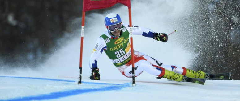 Kryštofu Krýzlovi těsně unikl postup do druhého kola v obřím slalomu v Alta Badii
