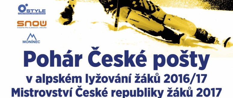 Pohár České pošty v alpském lyžování žáků 2016/17 začíná