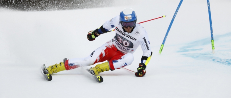 Kryštof Krýzl bodoval v obřím slalomu Světového poháru v Kranjske Goře 25. místem