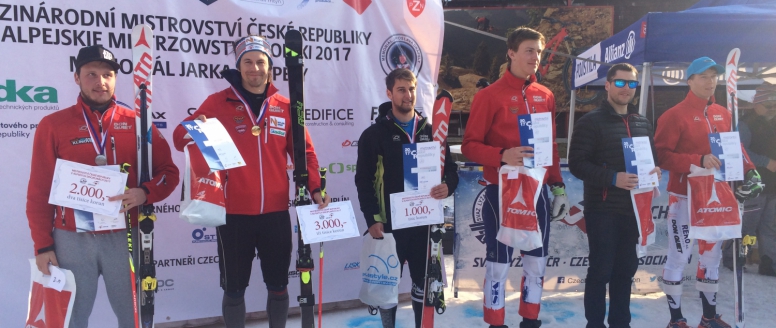 Kryštof Krýzl vyhrál na MČR i obří slalom a má už 16. titul mistra ČR