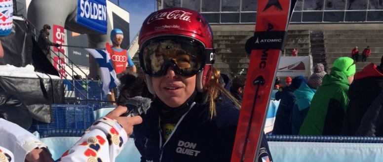 SP Sölden: Ester Ledecká je ráda za zkušenost, z vítězství se raduje Němka Viktoria Rebensburgová