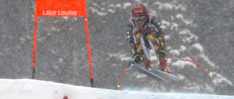 Ester Ledecká v prvním sjezdu SP v Lake Louise na výborném 13. místě