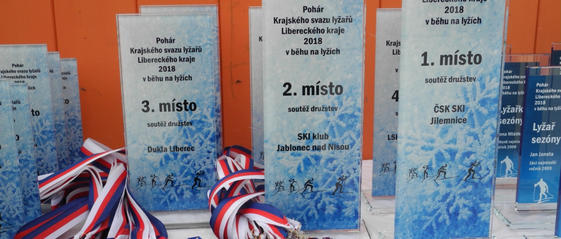 Vyhlášení Poháru Libereckého kraje v běhu na lyžích 2018