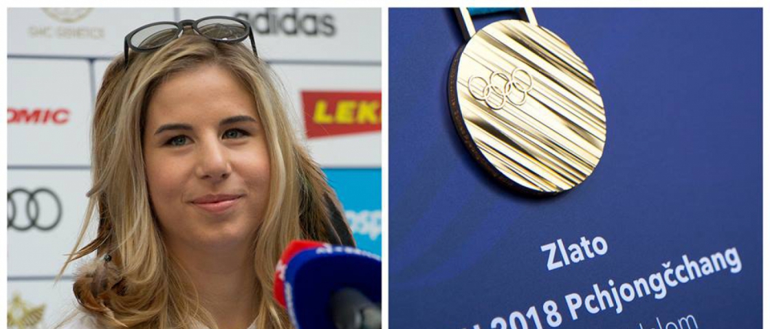 Ester Ledecká měla posezónní tiskovou konferenci