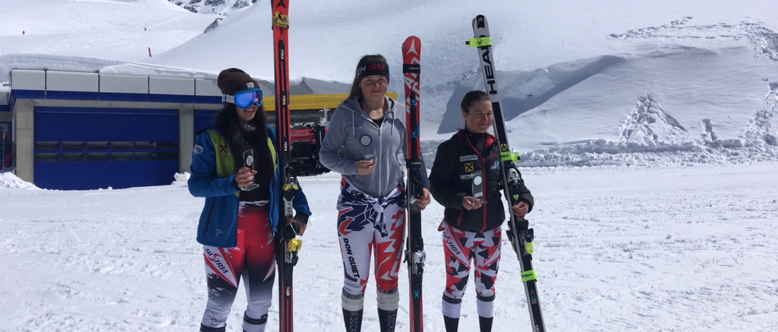 Klára Pospíšilová zvítězila ve dvou super-G na NJR v Soldě