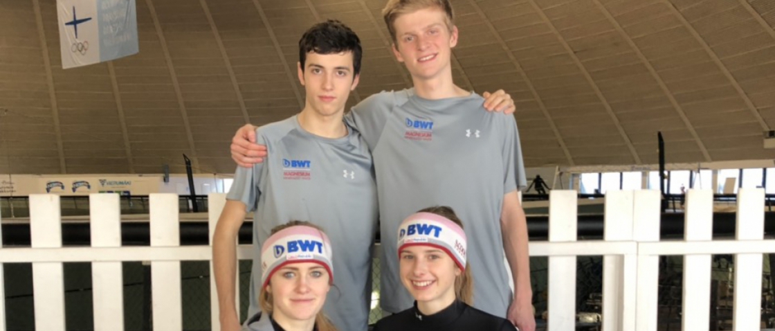 MS juniorů v Lahti: Závod smíšených týmů vyhráli Rusové, Čeští skokani desátí