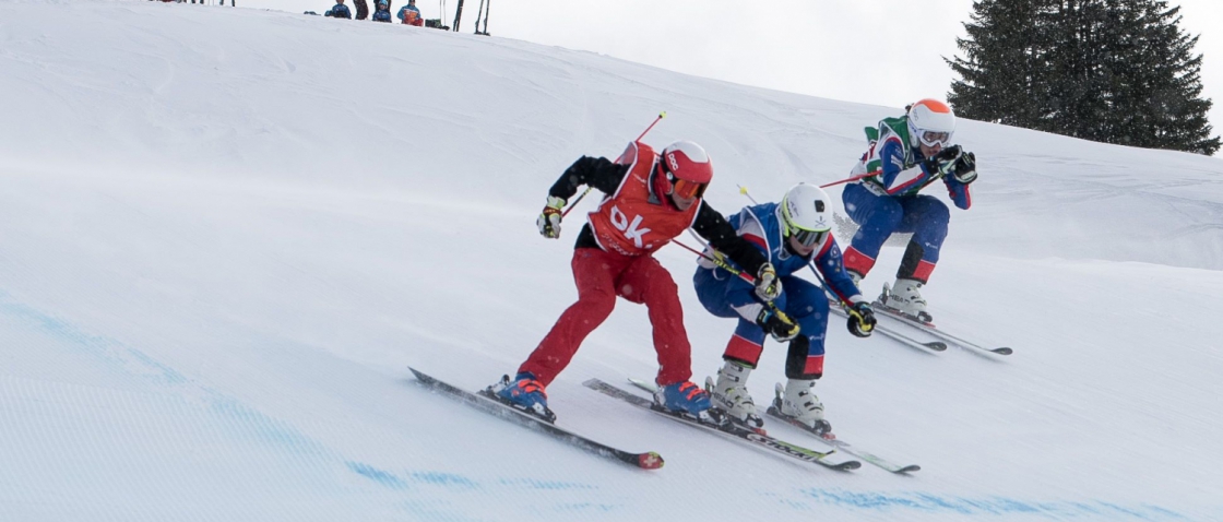 Naděje českého skicrossu ovládly závod ve švýcarském Lenku