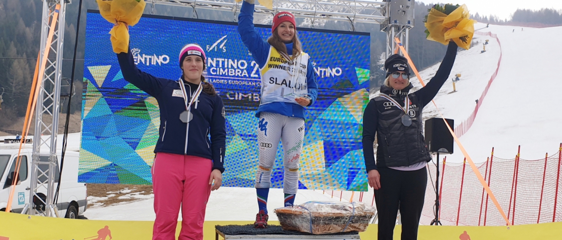 Gabriela Capová skončila druhá v celkovém hodnocení slalomu Evropského poháru!