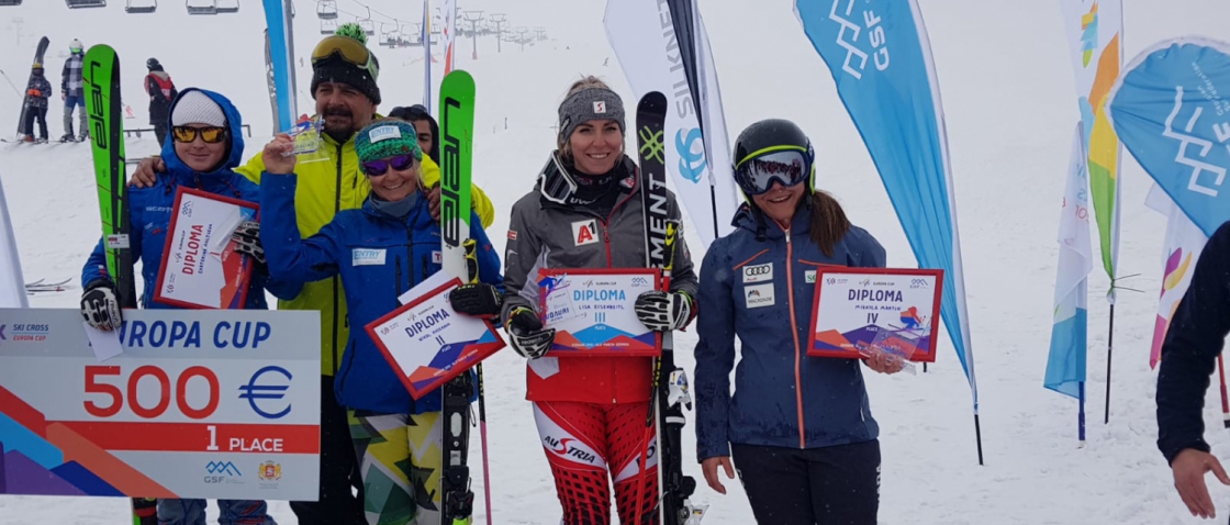 Skicrossařka Kučerová vybojovala dvě stříbra na Evropském poháru v Gruzii