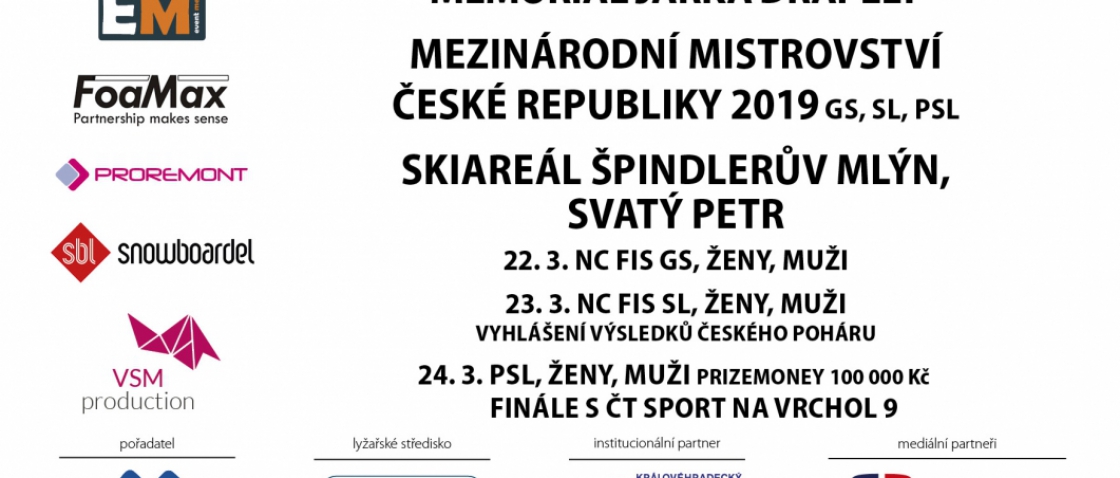 Pozvánka na Mistrovství České republiky v alpských disciplínách