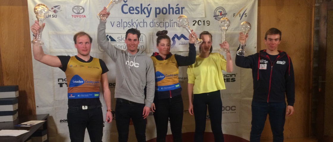 Klára Pospíšilová a Ondřej Berndt se stali absolutními vítězi Českého poháru v alpských disciplínách 2019