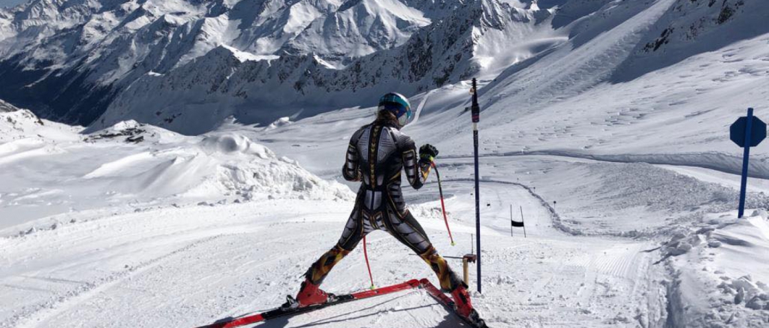 Ester Ledecká finišuje druhé lyžařské soustředění na Kaunertalu