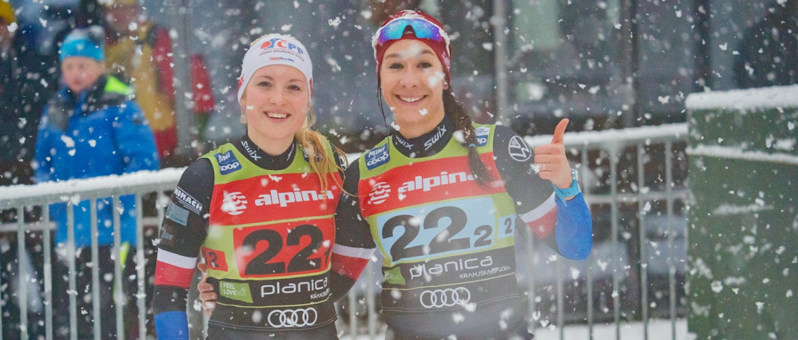 Janatová s Hynčicovou vybojovaly na SP v team sprintu 9. místo