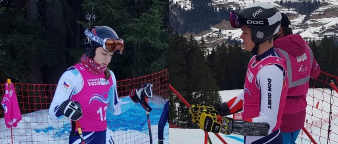 Obří slalom na YOG: David Kubeš opět v TOP15 na 13. místě, Barbora Nováková osmnáctá
