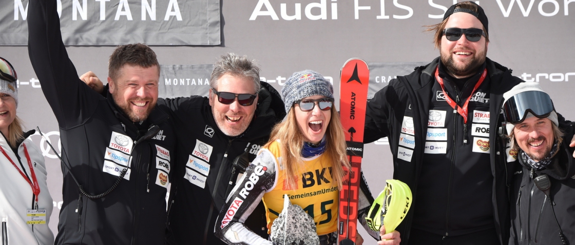 Ester Ledecká je na lyžích druhou nejrychlejší ženou planety této sezóny!