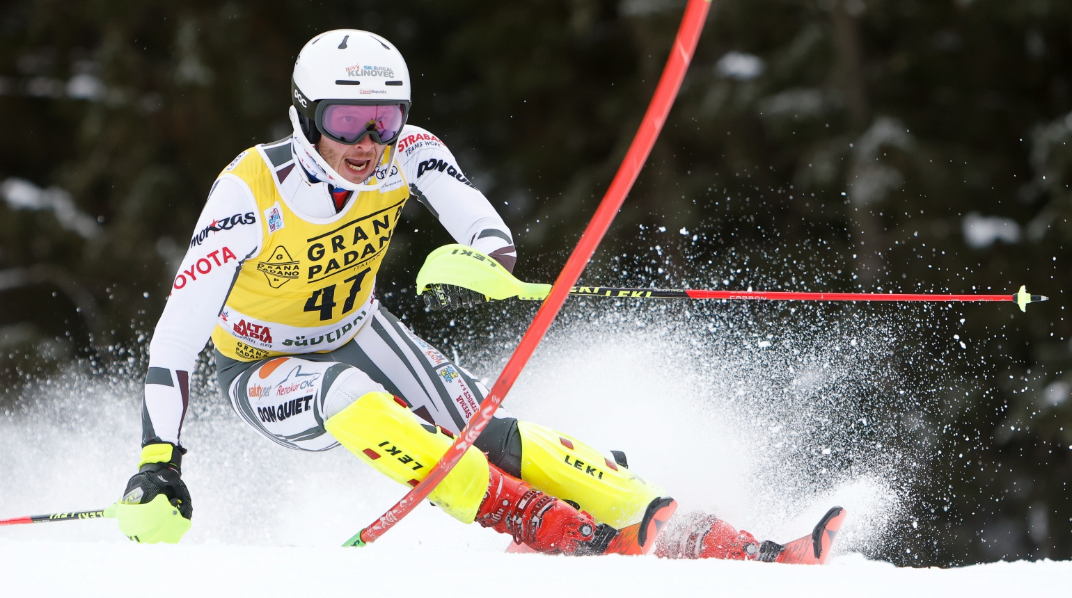 SP slalom mužů Schladming s Ondřejem Berndtem, obří slalom Kronplatz s Terezou Novou