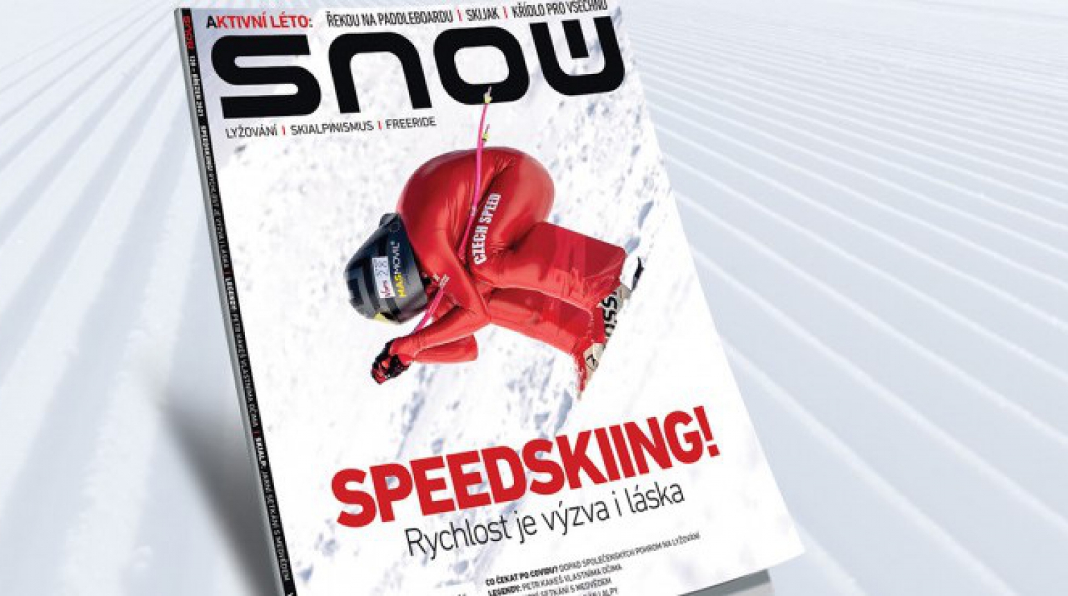 Březnové vydání SNOW: rychlostní lyžování, ženské skoky na lyžích i ohlédnutí za MS