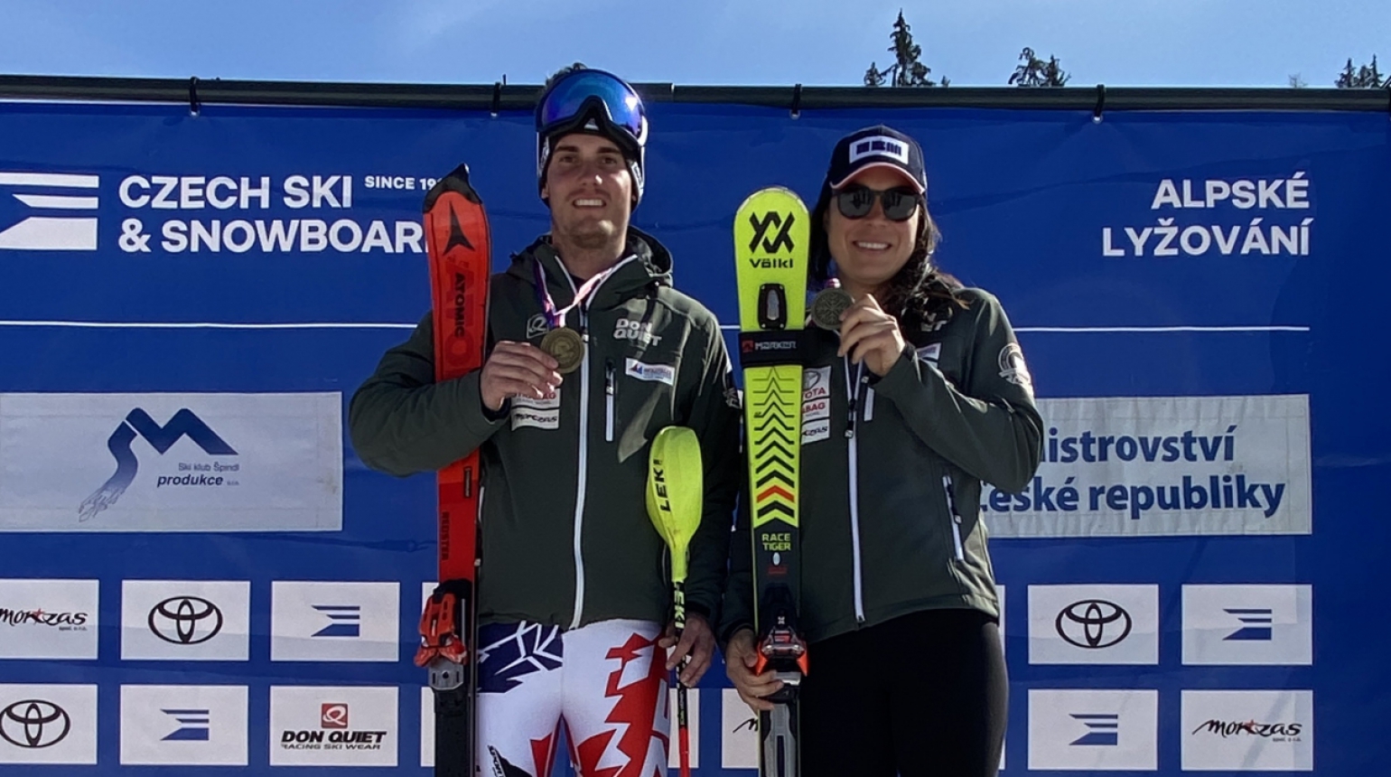 Slalomové tituly mistra ČR patří Martině Dubovské a double získal Marek Mülller